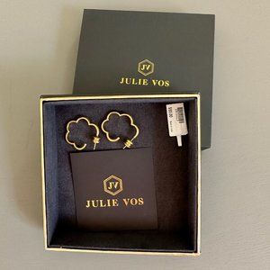 Julie Vos Gardenia Hoop Earring Small